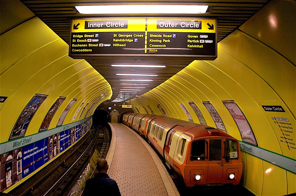 avrupa rüyası glasgow metrosu
