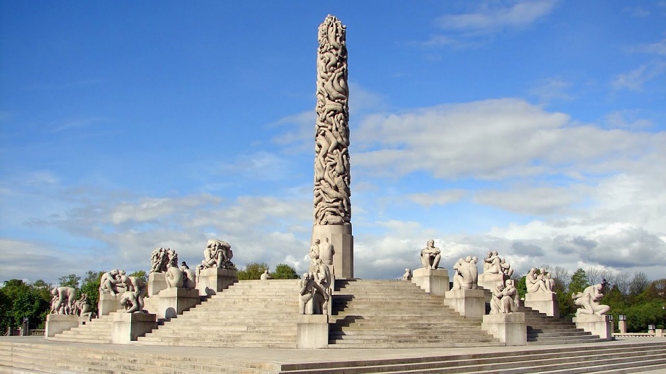 norveç oslo Vigeland Park
